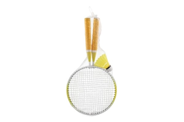 Ensemble de badminton pour enfants métal/plastique avec deux raquettes et volant