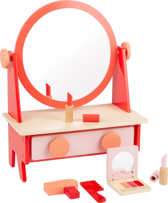 Retro Kosmetiktisch aus Holz