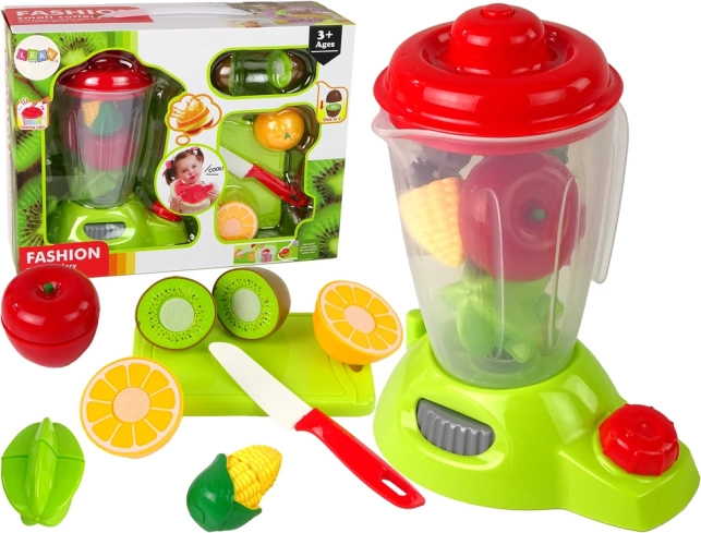 Kindermixer mit Klett-Obst, Licht und Geräuschen
