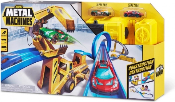 piste de voitures avec looping et rampe