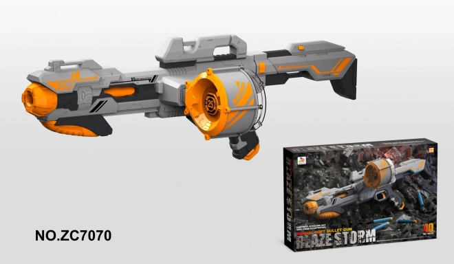 Mega Blaze Storm gray rifle