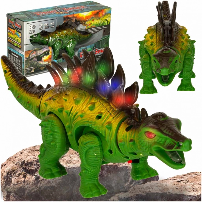 Interaktives Spielzeug Dino Stegosaurus mit Batterien