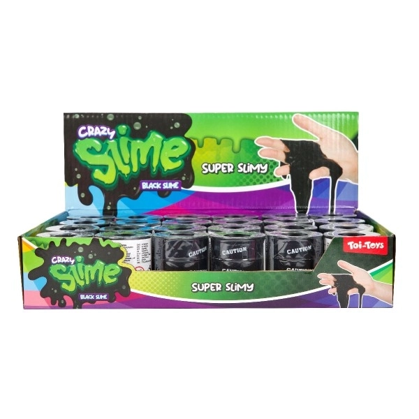 Slijm - substantie in vat 5cm zwart 24st in doos
