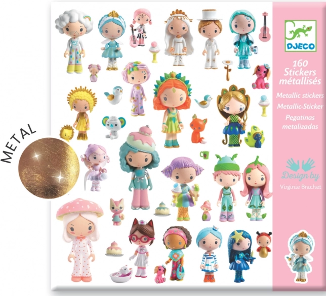 DJECO Metallic Stickers Tinyly