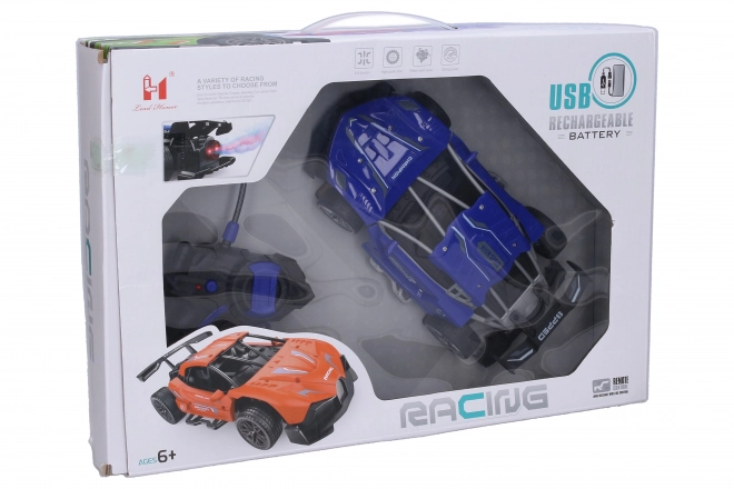 Renn-RC-Auto mit Raucheffekt