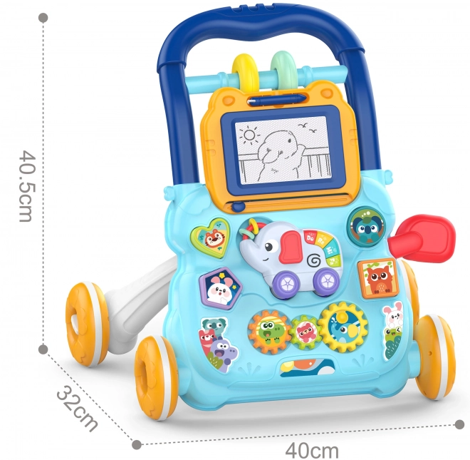 Interactive Baby Walker with Musical Activity Board