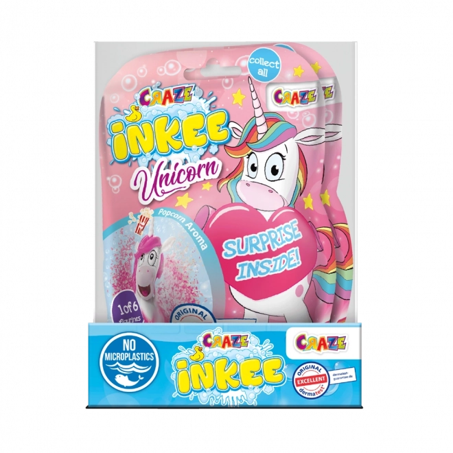 Bombe effervescente de bain avec surprise Licorne