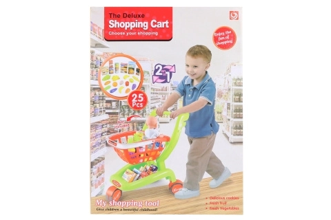 Einkaufskorb für Kinder mit Zubehör