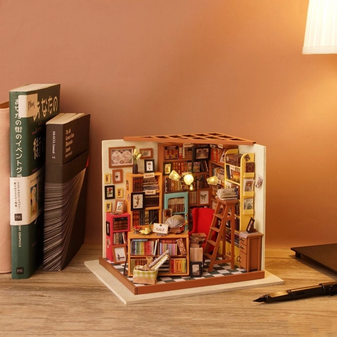 Samova studieruimte - DIY Miniatuur Poppenhuis Bibliotheek