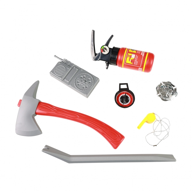 Brandweerset voor kinderen met accessoires