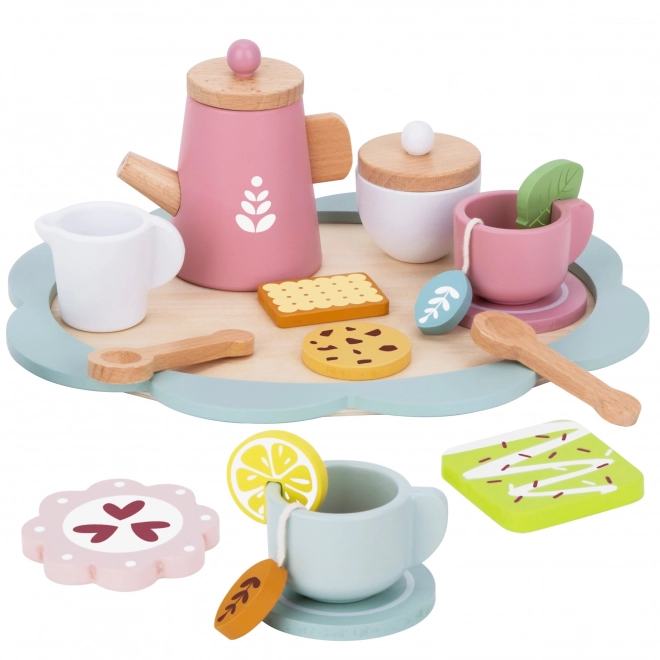 Holzspielzeug Tee-Set für Kinder