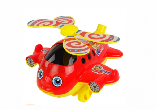Cheerful Toy Helicopter with Stick