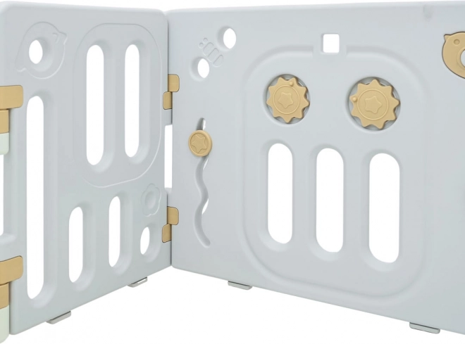 Parc modulable pour enfants Hippopotame marron