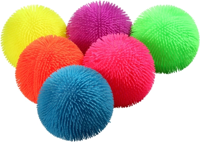 Balle antistress hérisson lumineuse 18 cm