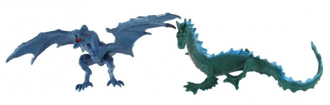 Set van 4 plastic fantasiedieren