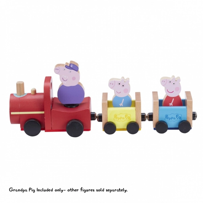 Peppa Pig Wooden Train Set