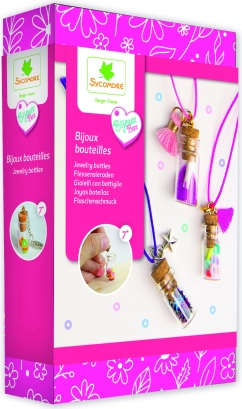 Fabrication de mini bijoux avec des petites bouteilles
