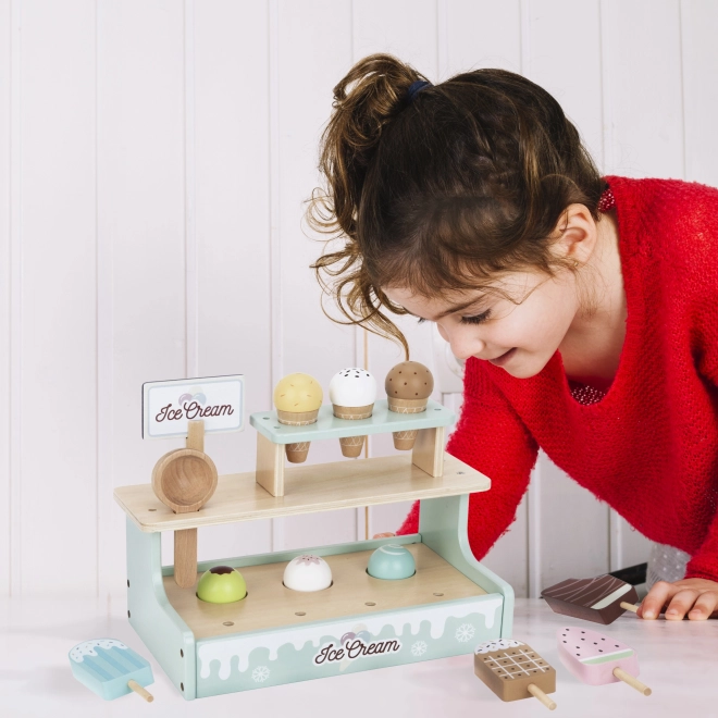 houten ijskraam Woopie Green, speelset