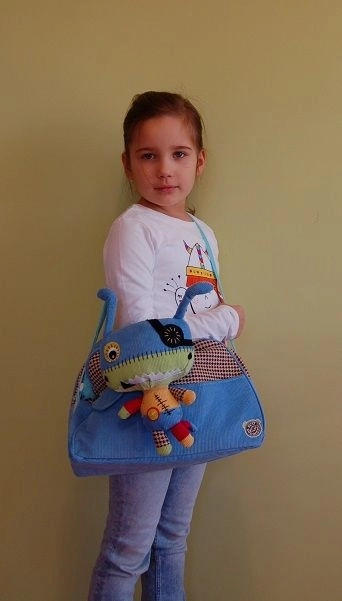 Kinder Rucksack mit Plüschmonster EcoSnoopers