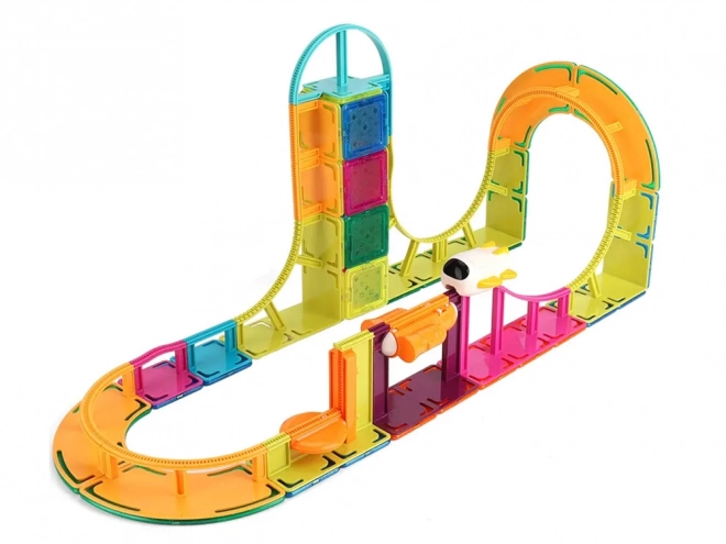Bouwmagnetische blokken Sky Track 61 stuks