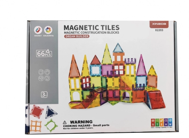 Colorful Magnetic Building Blocks Set