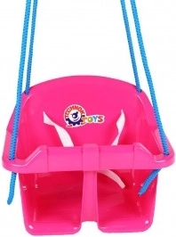 Balançoire pour enfants Baby plast – Rose