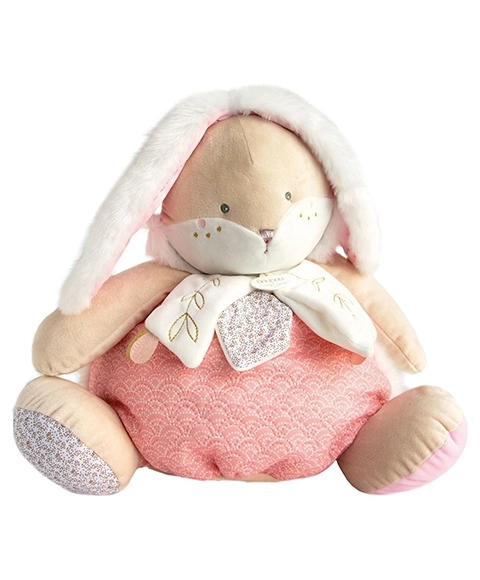 Pink Bunny with Storage Space for Pajamas 38 cm