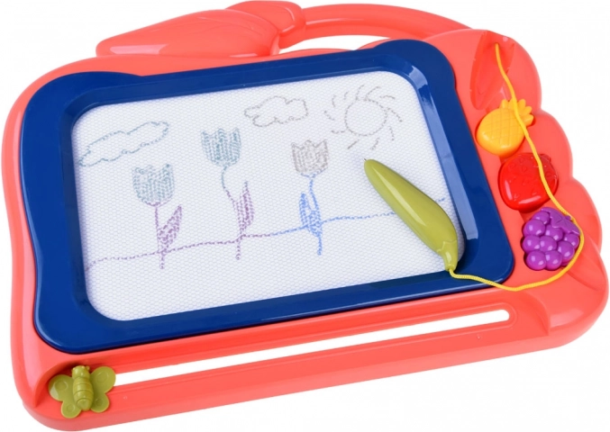 Creatief tekenen op een kleurrijke achtergrond