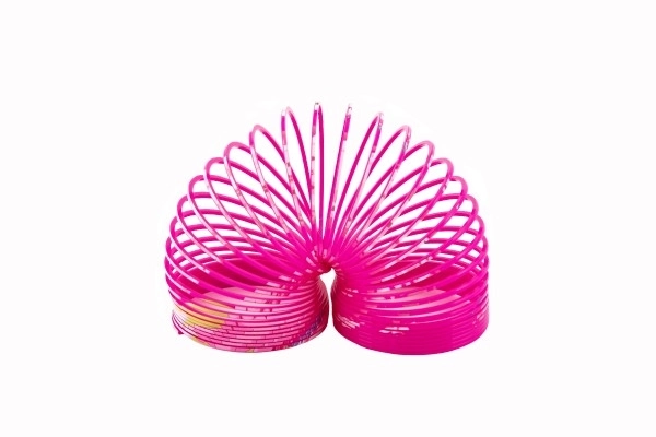 Kleurige springveer met eenhoornmotief - 6,5 cm