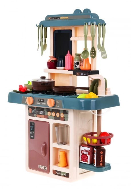 Moderne kinderkeuken met stromend water en 42 accessoires
