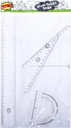 transparante geometrieset