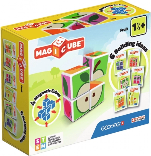 Geomag Magicube Fruits – blocs de construction magnétiques pour enfants