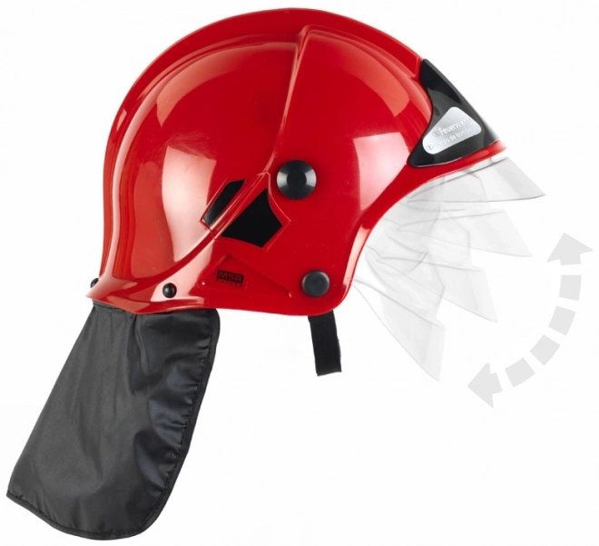 Brandweerhelm rood
