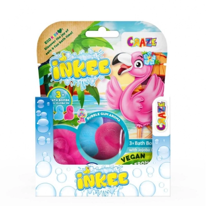 INKEE - Bruisbal voor in bad - Flamingo