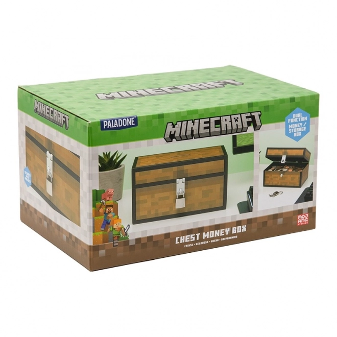 Spaarpot in Minecraft-kiststijl