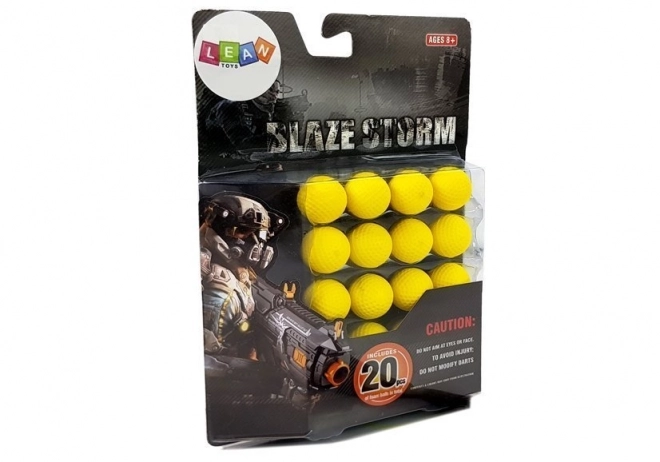 Geweerkogels met een diameter van 2 cm 20 stuks.