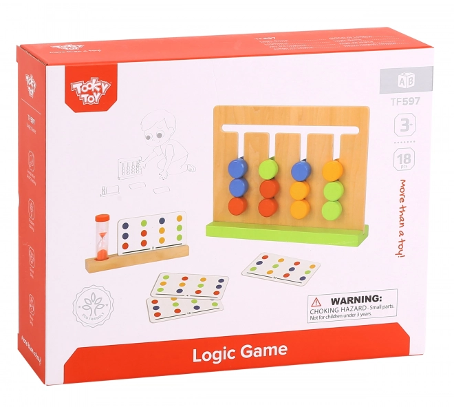 Logisch spel met gekleurde elementen TOOKY TOY