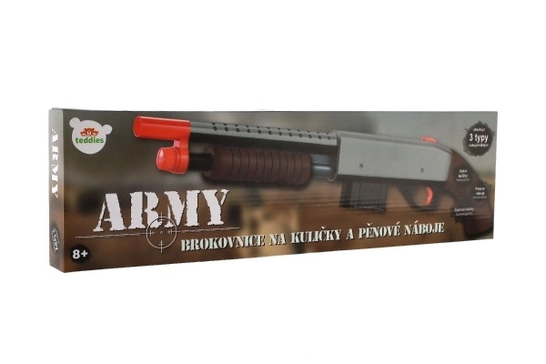 Shotgun with Balls and Accessories