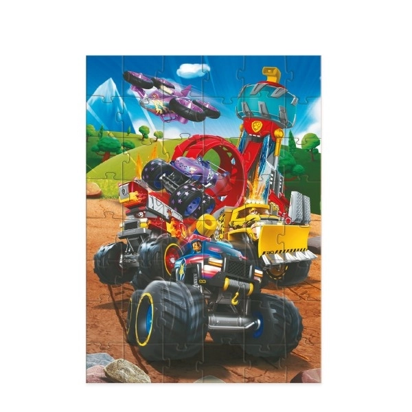 Puzzel met het thema Paw Patrol: Redding op wielen