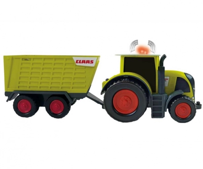 Tractor Claas met aanhanger