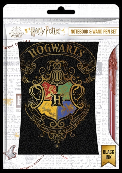 Set Pen and Notebook Harry Potter: Colourful Crest