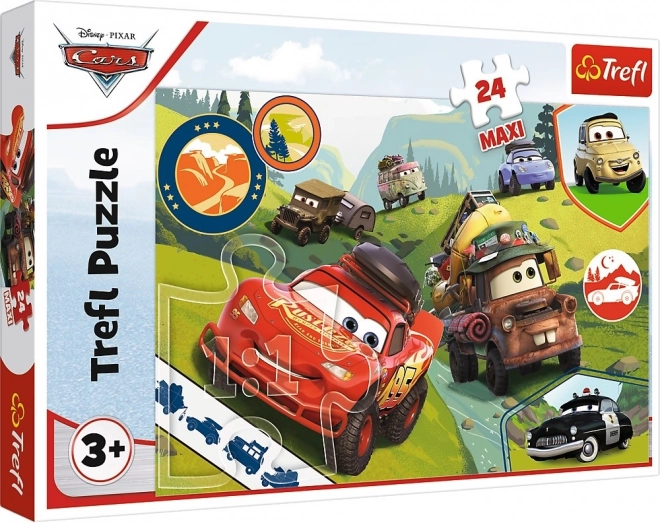 Puzzle 24 Maxi Happy Cars Disney Cars 3