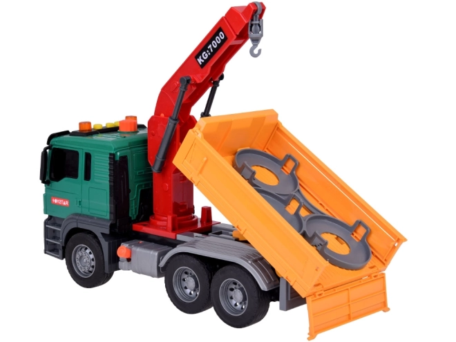 Bildungsspielzeug Müllabfuhr mit Containern Toytar