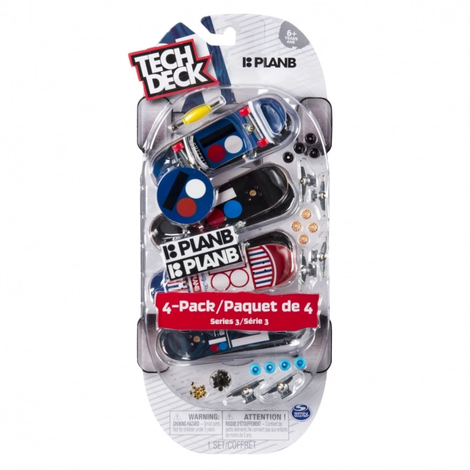 Tech Deck vingerboard vierdelige set