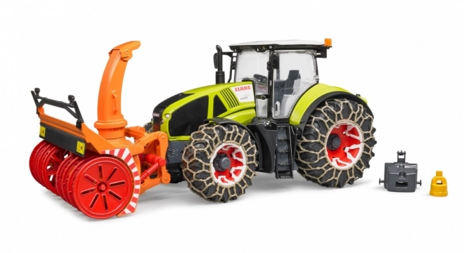 Bruder Traktor Class Axion 950 met sneeuwfrees