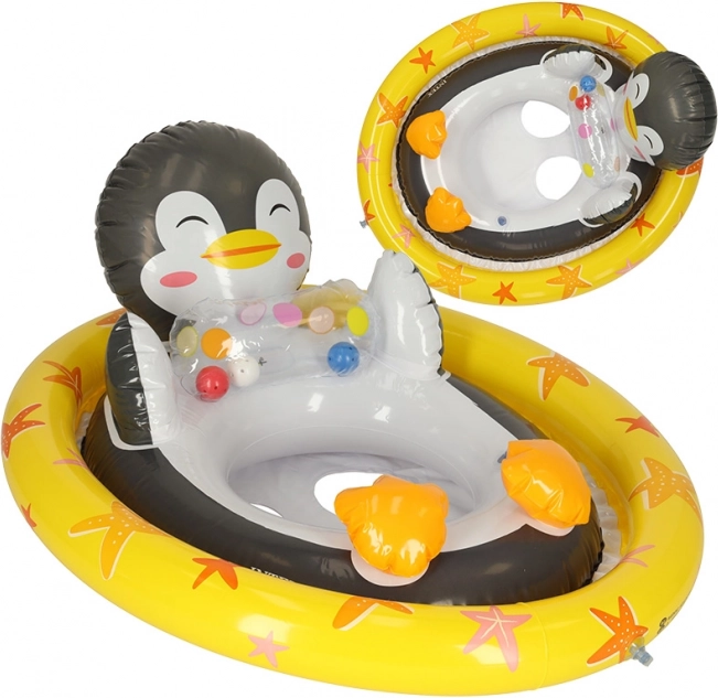 Inflatable swimming chair with seat for children INTEX – Penguin