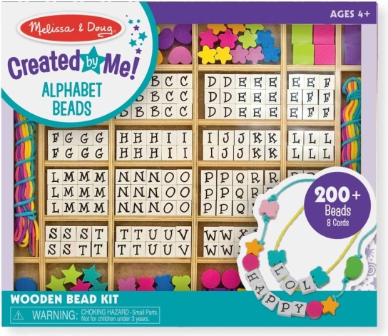 Kit créatif de perles avec lettres
