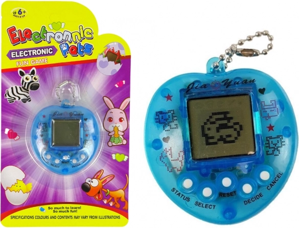 Elektronisch spel TAMAGOTCHI – blauw virtueel huisdiertje