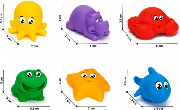 Kleurige zeedieren