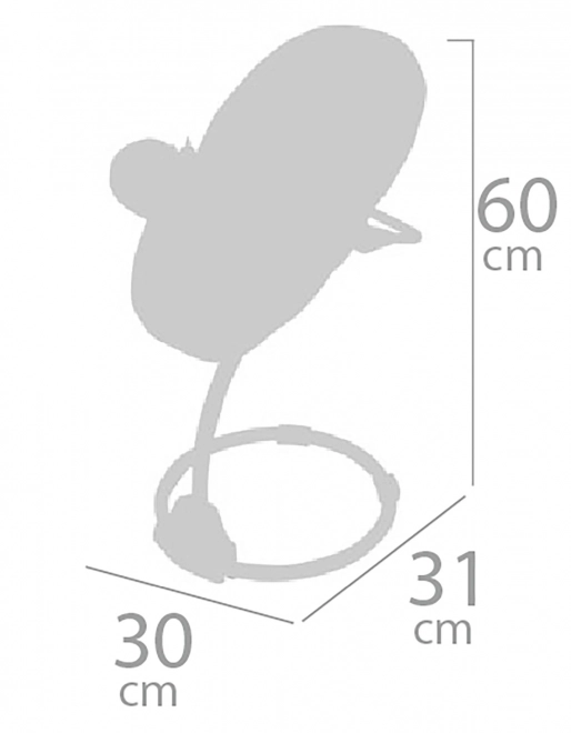 Chaise haute et balançoire multifonctionnelle 3 en 1 pour poupées Koala